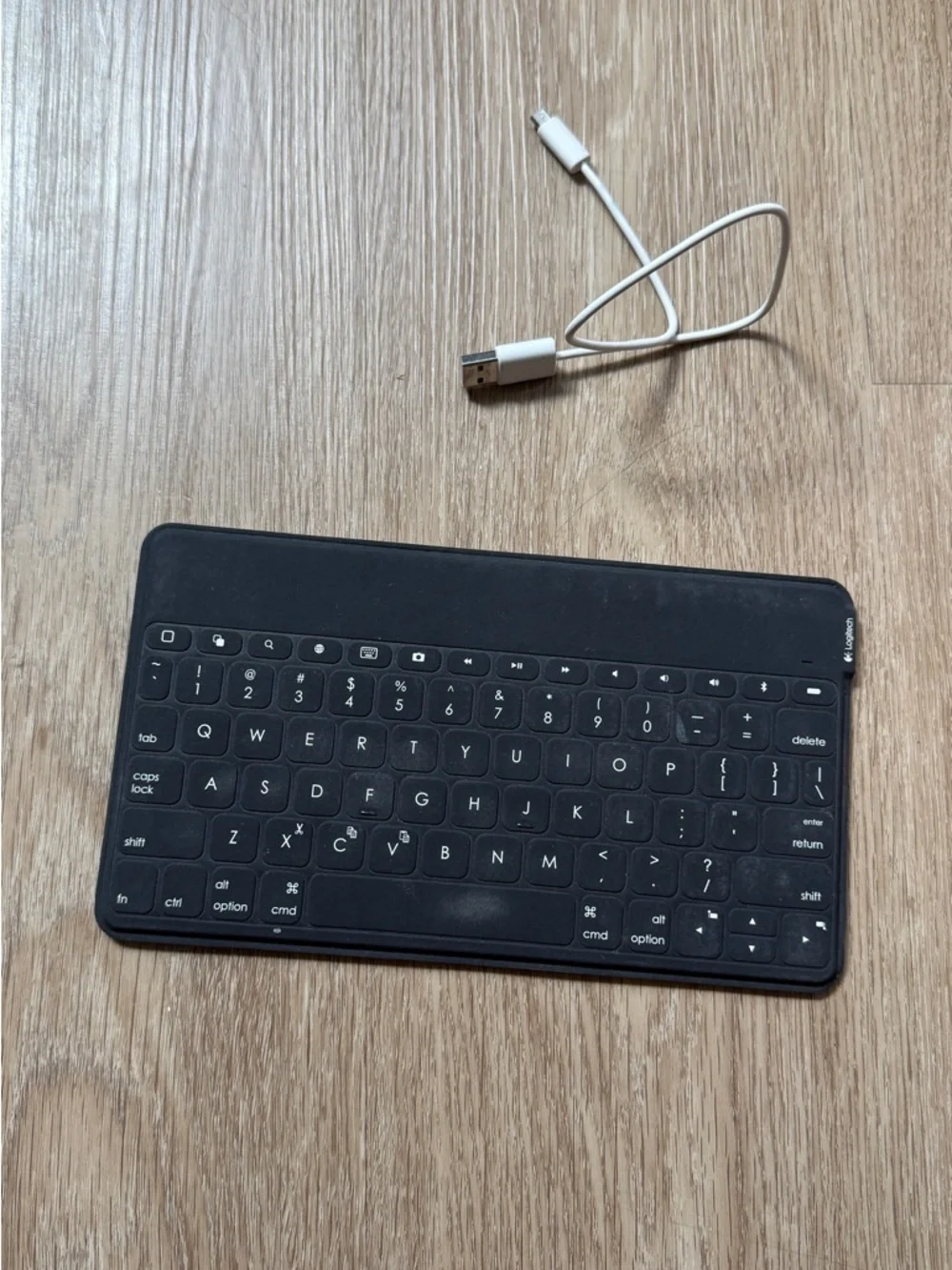 Logitech Keys-To-Go Ultra-Portable Bluetooth Keyboard.
